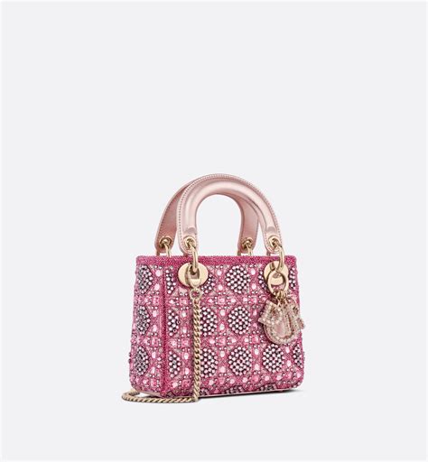 lady dior metallic bag|lady dior in vimini.